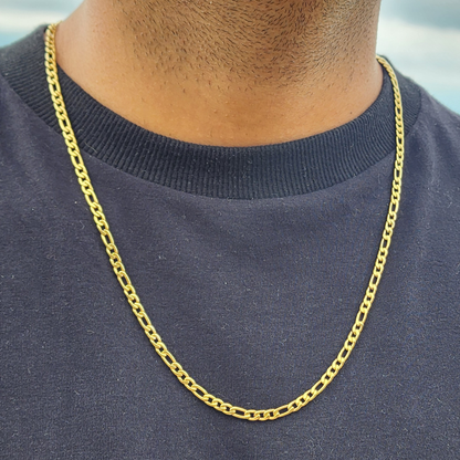 SET TEJIDO CARTIER 4.5mm ORO 18k LAMINADO - CADENA Y PULSERA