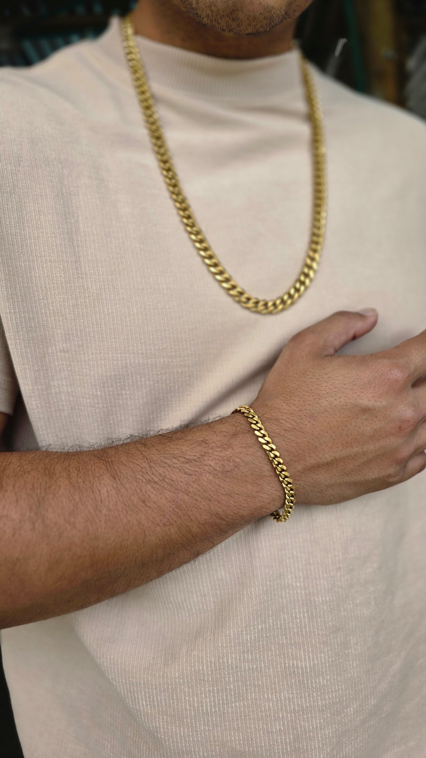 TEJIDO CUBANO ORO18kLAMINADO