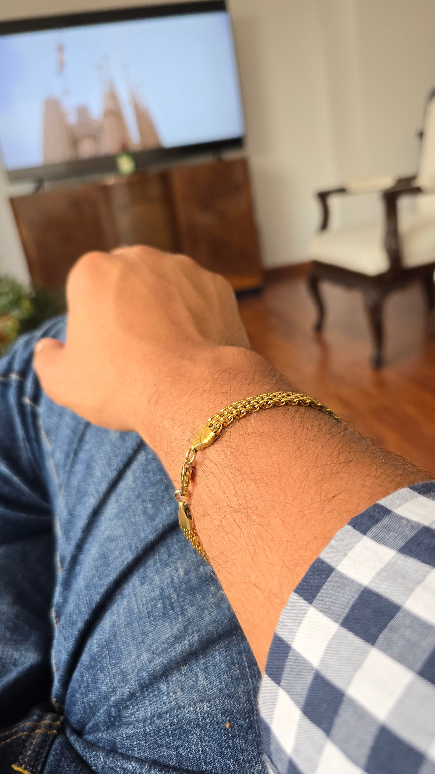 TEJIDO CHINO ORO18kLAMINADO