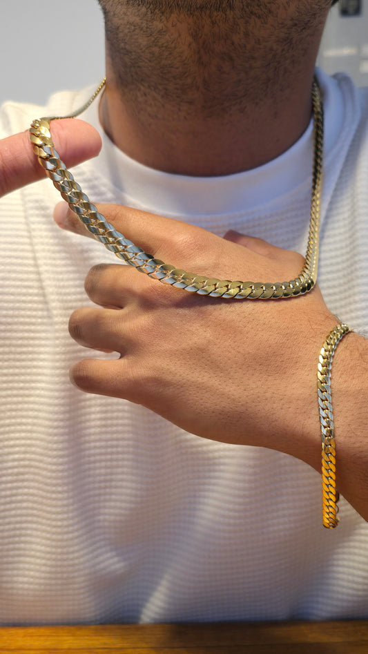 TEJIDO SERPIENTE ORO18kLAMINADO