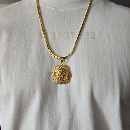 DIJE TRES LEONES ORO 18K LAMINADO