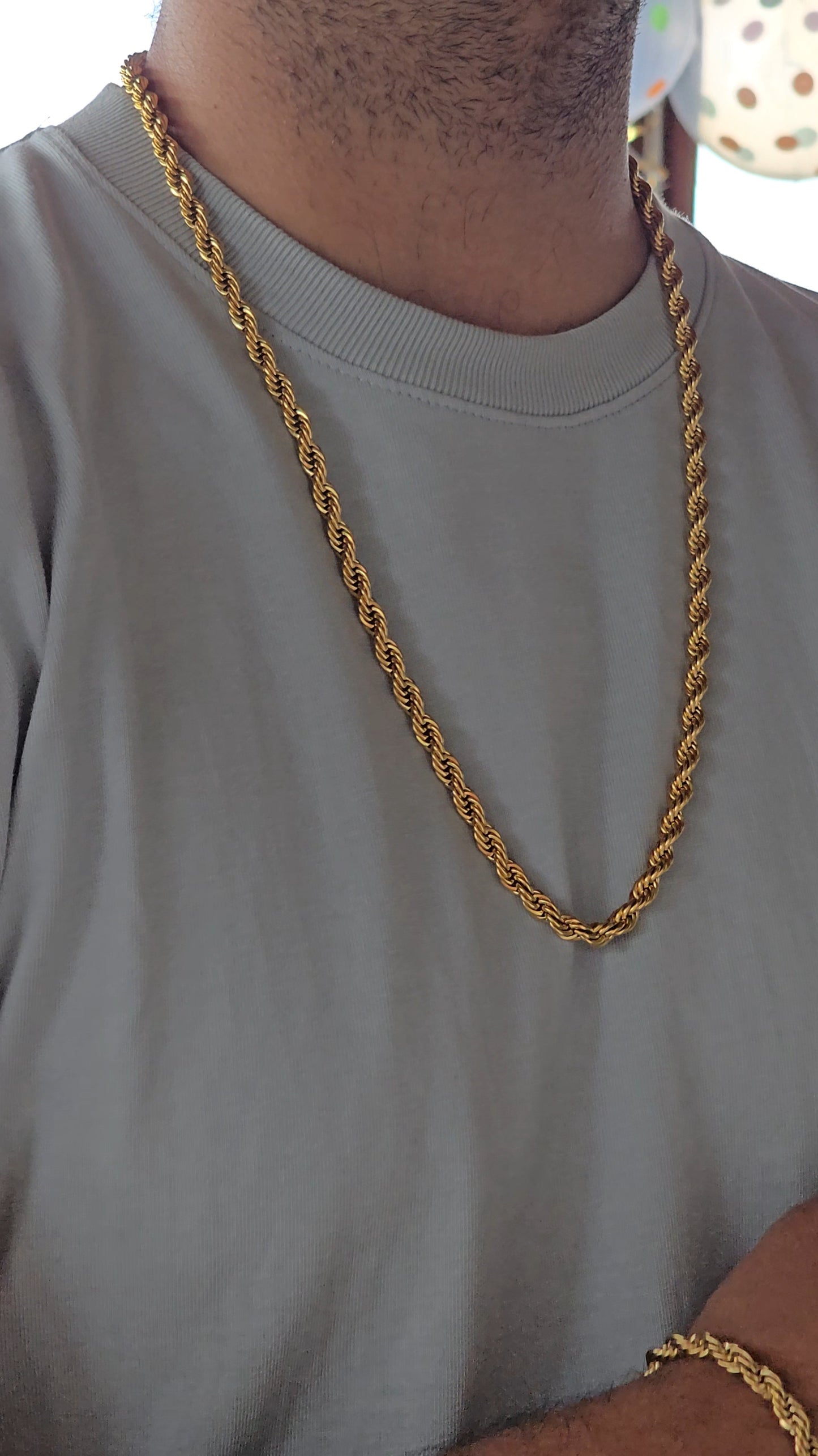 PULSERA TEJIDO LAZO 6mm ORO 18K LAMINADO